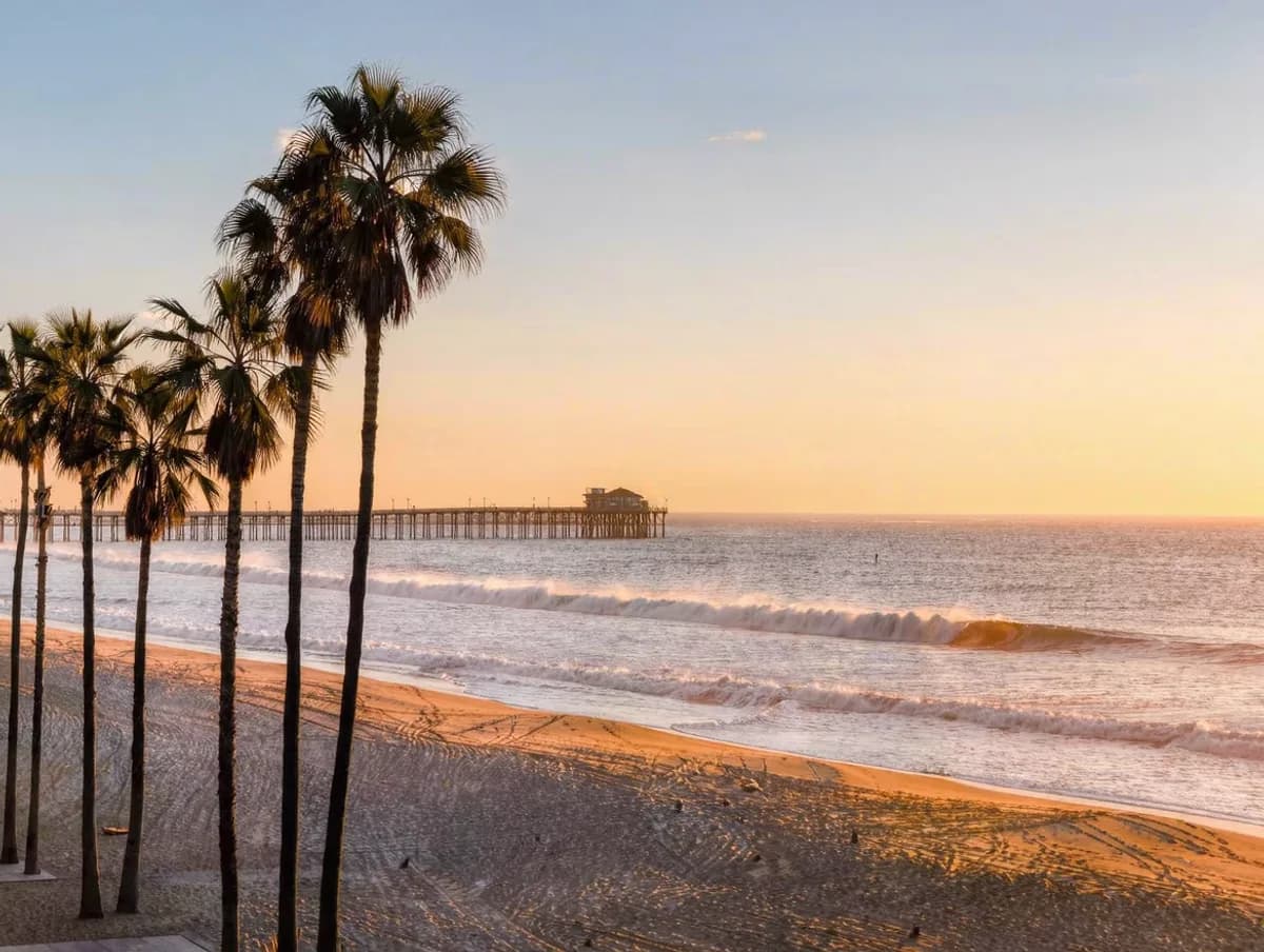 Oceanside coastline